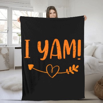 Discover Shes My Sweet Potato I Yam Fleece Blankets