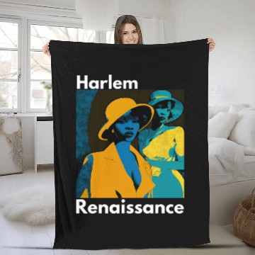 Discover Harlem Renaissance 1920s Art Black History Month Fleece Blankets