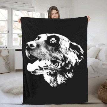 Discover Pirate FlatCoated Retriever With Eye Patch Skull Funny Baseball Tees Fleece Blankets
