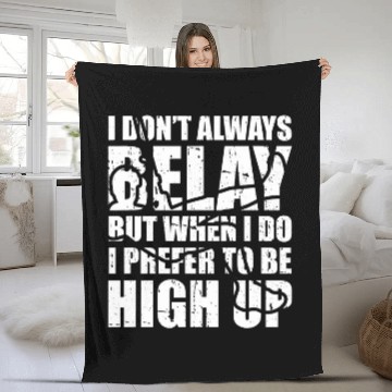 Discover Rock Climbing 2 Fleece Blankets