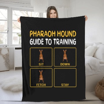 Discover Pharaohs Dog Training Guide Fleece Blankets