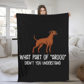 Discover Rhodesian Ridgeback Dog Puppies Owner Lover 7 Fleece Blankets