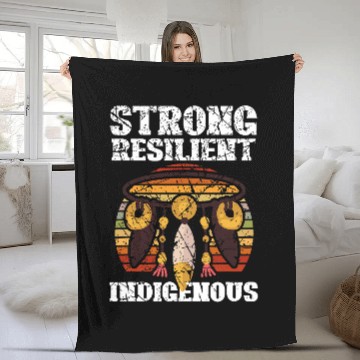 Discover Strong Resilient Indigenous for a Native American Fleece Blankets
