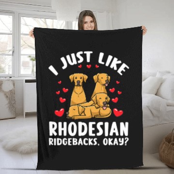 Discover Rhodesian Ridgeback Dog 2 Fleece Blankets
