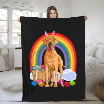 Discover Rhodesian Ridgeback Easter Eggs Bunny Dog Baseball Tees Fleece Blankets