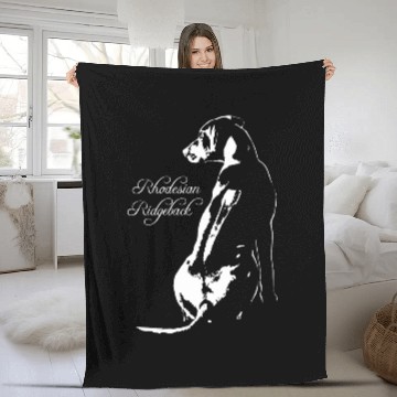 Discover Rhodesian Ridgeback dog lover lion hunt Fleece Blankets