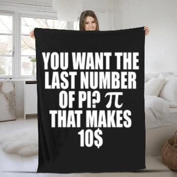 Discover PI 314 Number Symbol For Math Teacher 1 Fleece Blankets