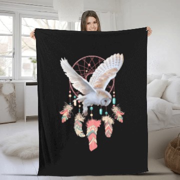 Discover Native American Dreamcatcher Owl Boho Spiritual Dream Baseball Tees Fleece Blankets