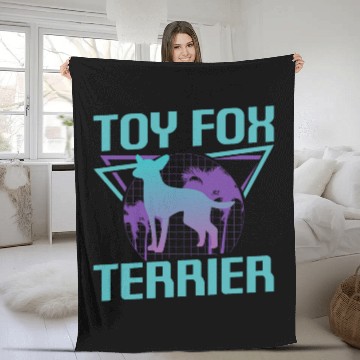 Discover Retro Toy Fox Terrier Dog Lover 1 Baseball Tees Fleece Blankets