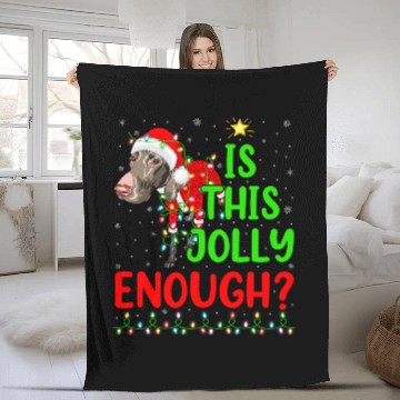 Discover Is This Jolly Enough German Shorthaired Pointer Christmas Baseball Tees Fleece Blankets
