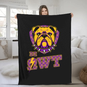 Discover Omega Psi Phi Fraternity Paraphernalia Be OWT Bulldog Fleece Blankets