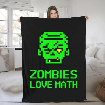 Discover Zombies Love Math 2Cute Funny Halloween Math Teacher Baseball Tees Fleece Blankets