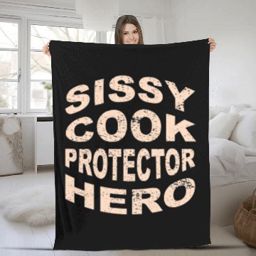 Discover Sissy Cook Protector Hero Sissy Profession Superhero Chef Baseball Tees Fleece Blankets