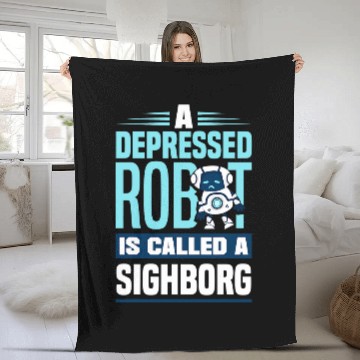 Discover Robotics Engineering Humanoid Robot Sighborg Baseball Tees Fleece Blankets