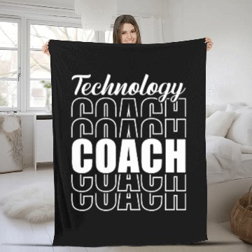 Discover Instructional Technology Coachs Cool Design For Teachers Fleece Blankets