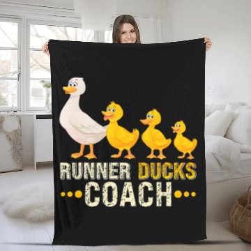 Discover Running Ducks Runner Ducks Coachs Duck Farmer Duck Breeding Fleece Blankets