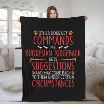 Discover rhodesian ridgeback Commands Baseball Tees Fleece Blankets