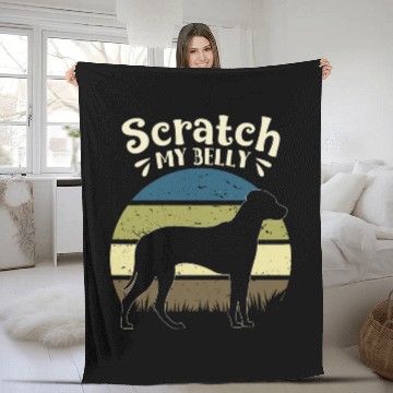 Discover Rhodesian Ridgeback Dog Retro 4 Fleece Blankets