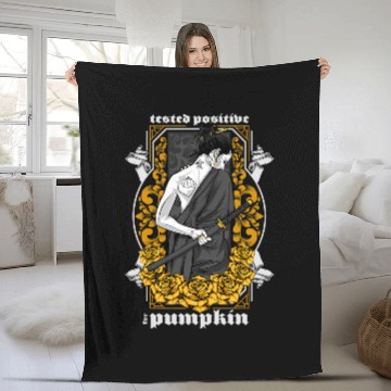 Discover Samurai Geisha Funny Halloween Fleece Blankets