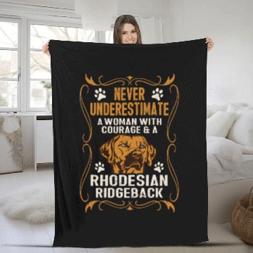 Discover Rhodesian Ridgeback Dog Women Fleece Blankets