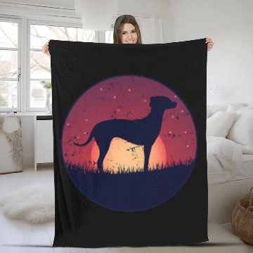 Discover Rhodesian Ridgeback Dog Design 1 Fleece Blankets