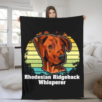 Discover Rhodesian Ridgeback Dog Dog Lover Puppy 5 Fleece Blankets