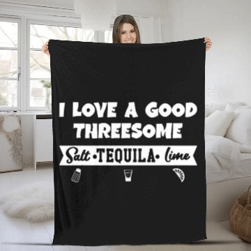 Discover Salt Lime Tequila Threesome Bartender Funny Tequila Baseball Tees Fleece Blankets