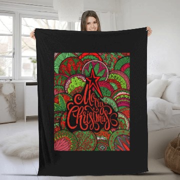 Discover Merry Christmas Winter Season Apparel Fleece Blankets