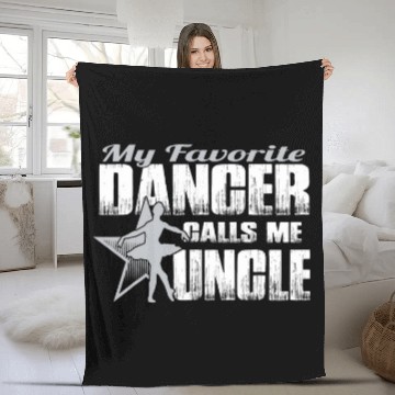 Discover My Favorite Dancer Calls Me Uncle Ballet Uncle Baseball Tees Fleece Blankets
