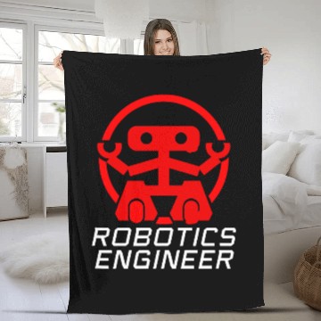Discover Robotics Engineer Technician Robot Technology Lovers 21 Zip Fleece Blankets
