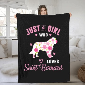 Discover Saint Bernard s Saint Bernard Lover 1 Fleece Blankets