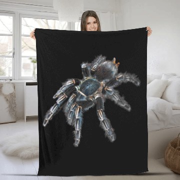 Discover Zebra Tarantula Spider Baseball Tees Fleece Blankets