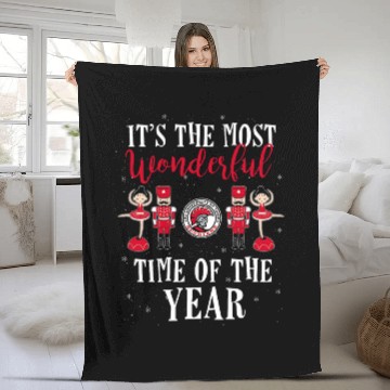 Discover Tampa Spartans xmass Nutcracker Ballet Fleece Blankets