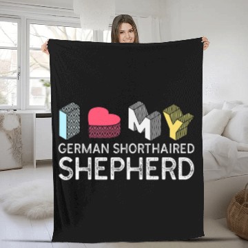 Discover Funny German Shorthaired Pointer Lover Fleece Blankets