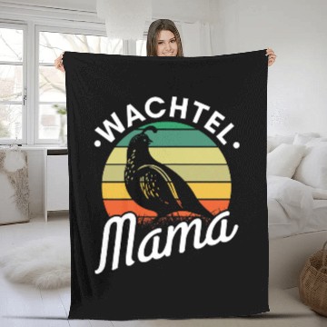 Discover Womens Quail mum bird owner quail 21 Fleece Blankets