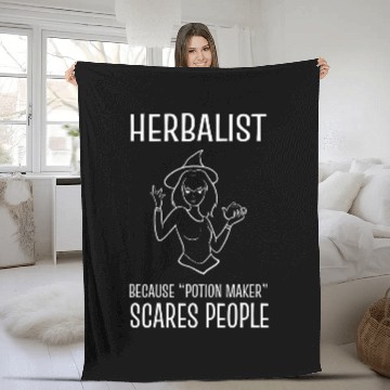 Discover Potion Maker Magician or Witch Fleece Blankets