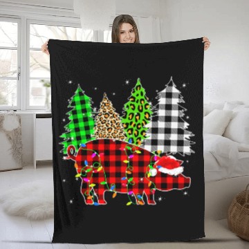 Discover xmass Pig Animals Christmas buffalo plaids Leopard Baseball Tees Fleece Blankets