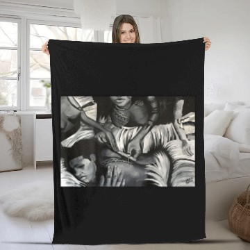 Discover Tattoo Artist Ron Rich Before Crayons Graffiti Fleece Blankets
