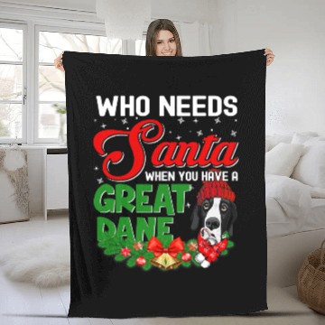 Discover Bears Funny Great Dane With Santa Hat Beard Christmas Fleece Blankets Baseball Tees