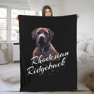Discover Rhodesian Ridgeback geometric drawing Baseball Tees Fleece Blankets