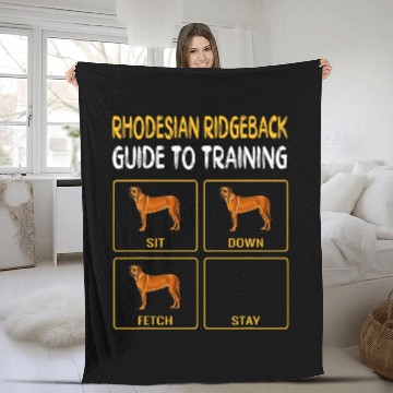 Discover Rhodesian Ridgeback Guide To Training Dog Obedience Baseball Tees Fleece Blankets