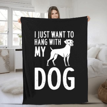 Discover Weimaraner Dog Puppies Owner Lover 20 Fleece Blankets