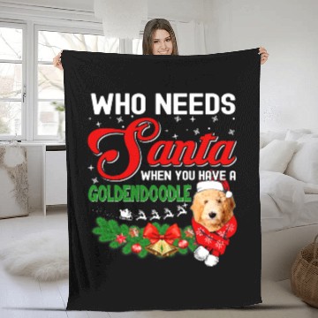 Discover Bears Funny Goldendoodle With Santa Hat Beard Christmas Fleece Blankets Baseball Tees