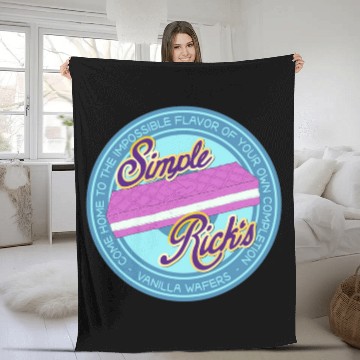 Discover Simple Ricks Vanilla Wafers Fleece Blankets