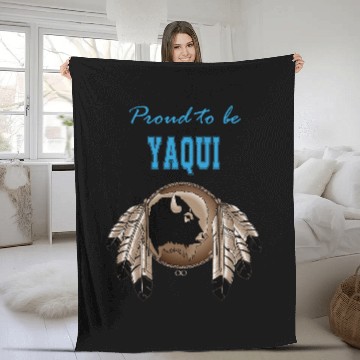 Discover Native American Buffalo Beautiful Fleece Blankets
