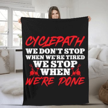 Discover Indoor Cycling Spinning We Stop When Were Done Spin Class Fleece Blankets