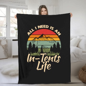 Discover Scouting Camping Scout Leader Fleece Blankets