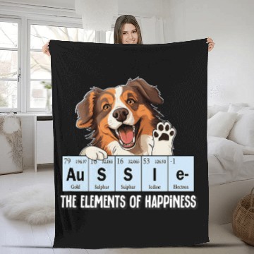 Discover Red Australian Shepherd Fleece Blankets
