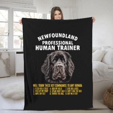 Discover Professional Human Trainer Newfoundland Baseball Tees Fleece Blankets