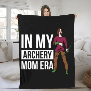 Discover In My Archery Mom Era Zip Fleece Blankets